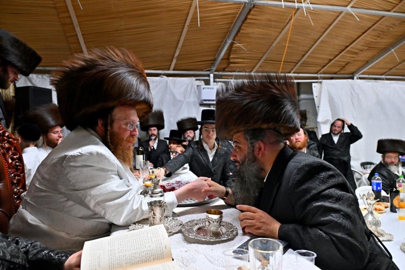 חג הסוכות בחצר הקודש ספינקא בית שמש