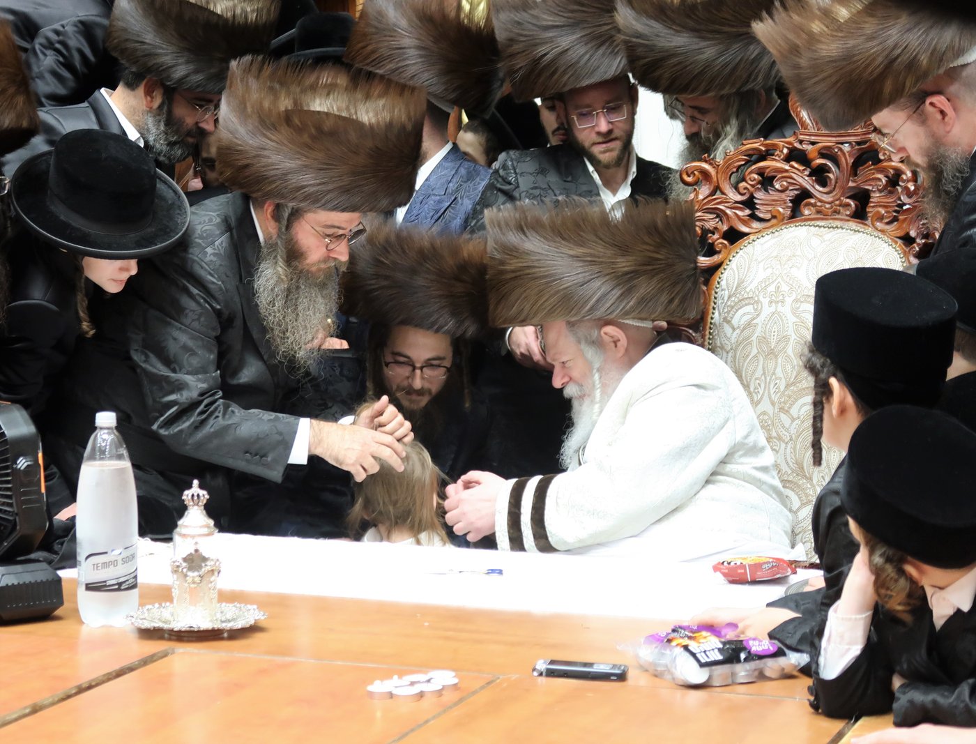 שמחת החלאקה לנכד האדמו"ר מפרמישלאן שליט"א | צילום: י. פריד