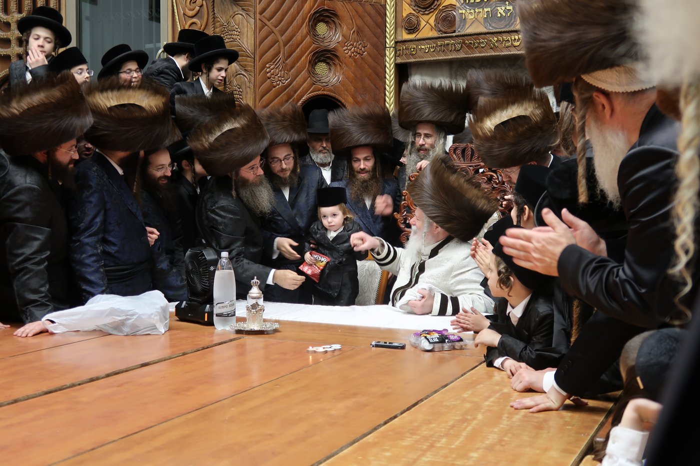 שמחת החלאקה לנכד האדמו"ר מפרמישלאן שליט"א | צילום: י. פריד