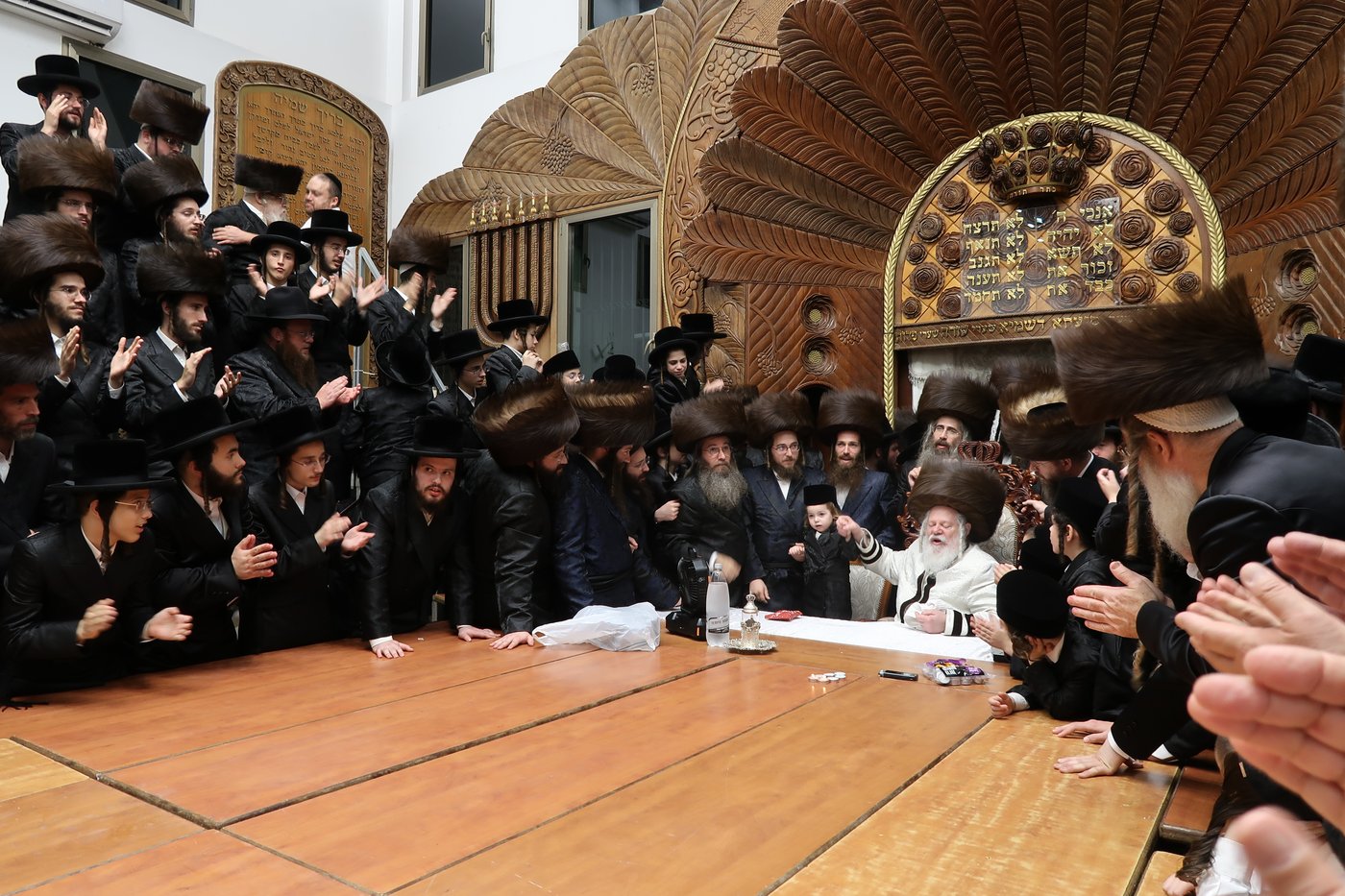 שמחת החלאקה לנכד האדמו"ר מפרמישלאן שליט"א | צילום: י. פריד