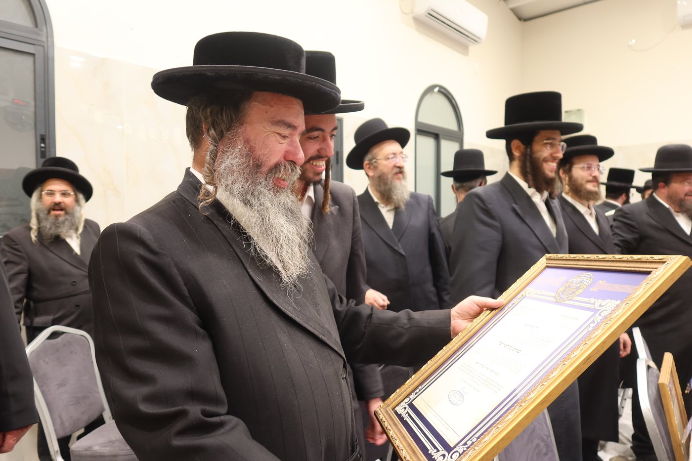 מעמד כבוד התורה בחצר זוועהיל