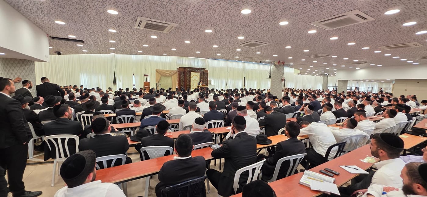 מעמד פתיחת זמן החורף בישיבת 'אור החיים'