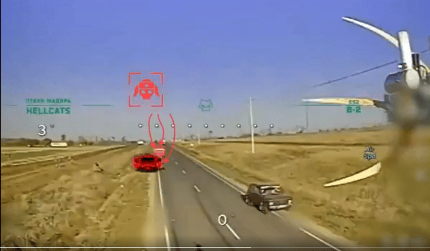 רחפן אוקראיני חלף מעל יחידת חיסול רוסית וגרם לתאונה