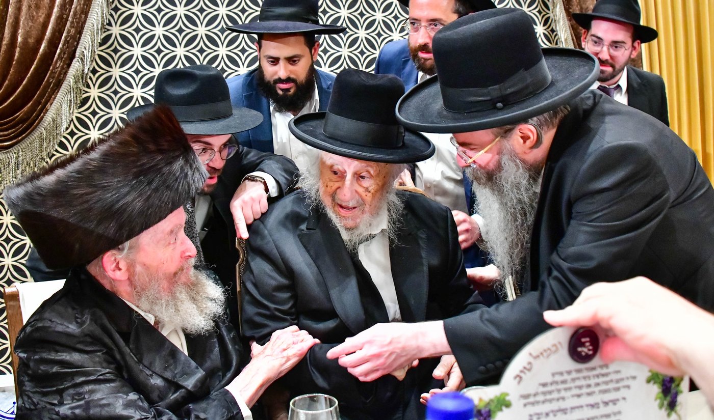 מהשמחה בבני ברק | צילום: שוקי לרר