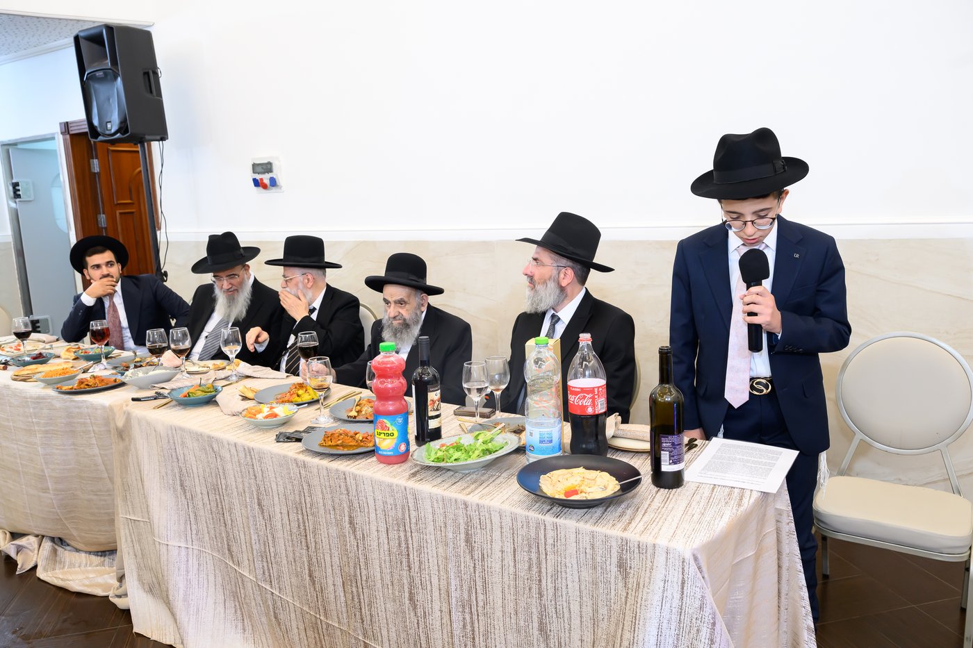 שמחת בר המצווה לנכד הגאון רבי אהרן זכאי