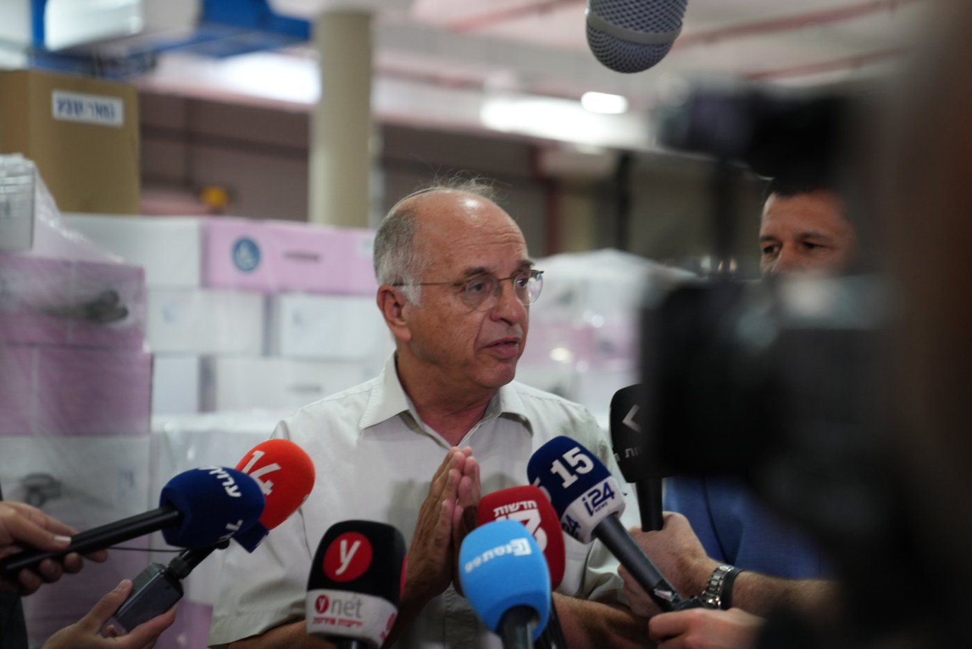 הסיור במרכז הלוגיסטי