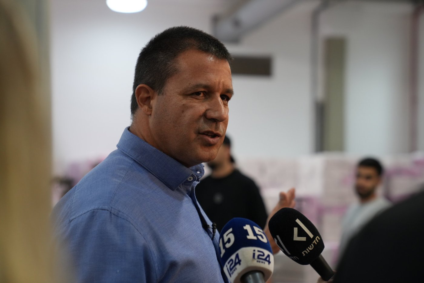 הסיור במרכז הלוגיסטי