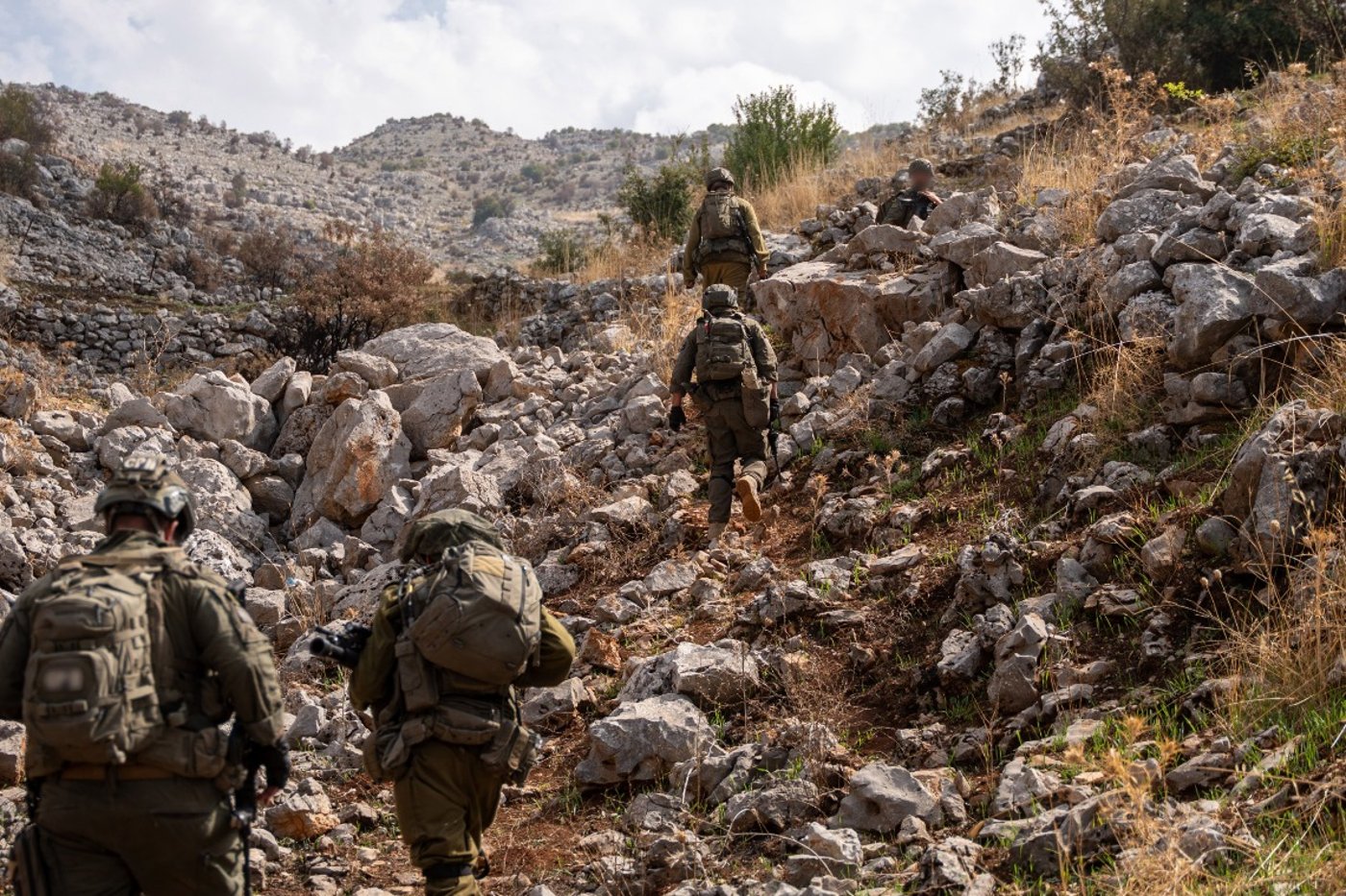פעילות כוחות חטיבת ההרים (810) במרחב הר דב | צילום: דובר צה"ל