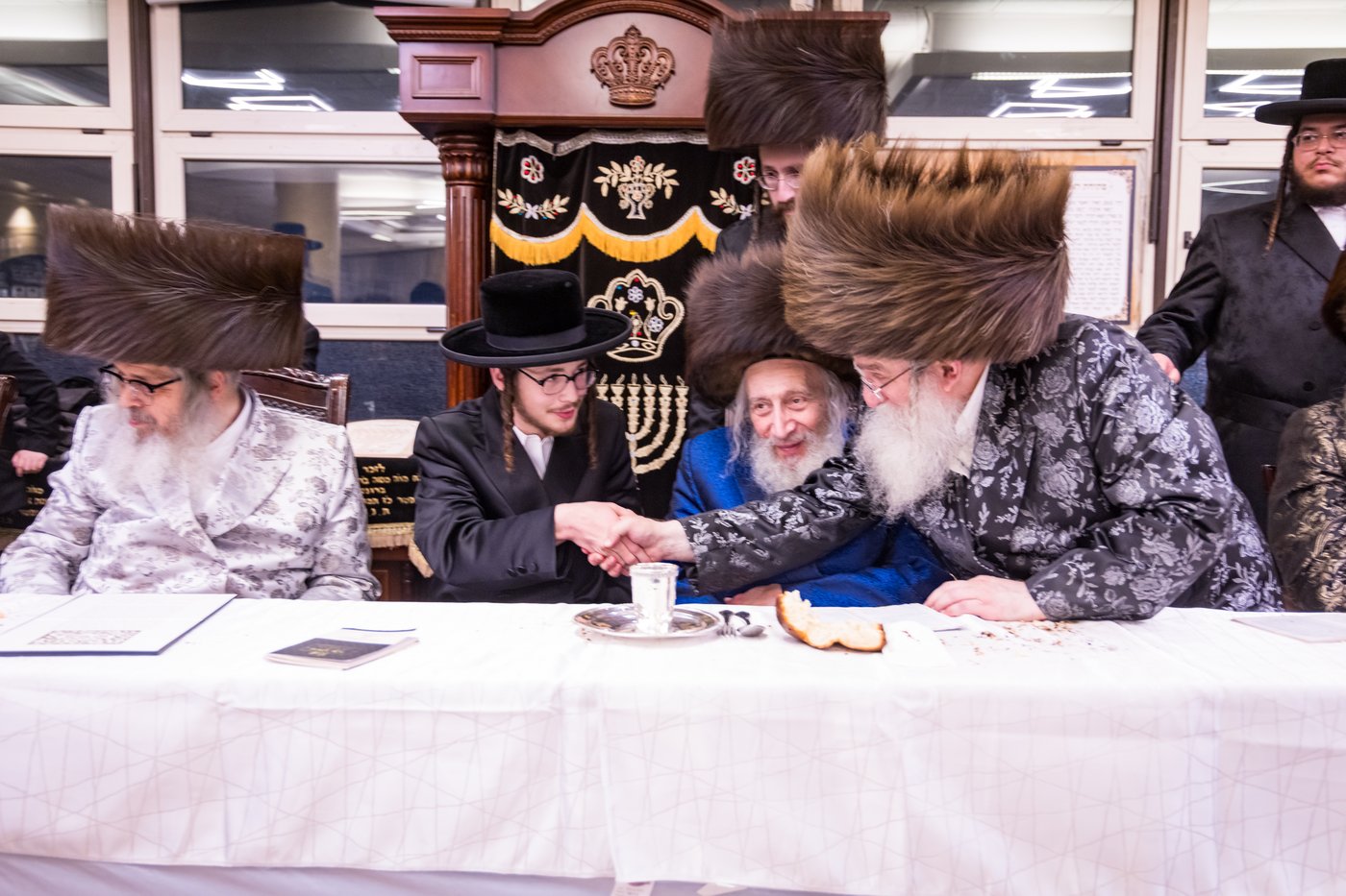 שמחת התנאים בחצרות סאטמר בערזאן