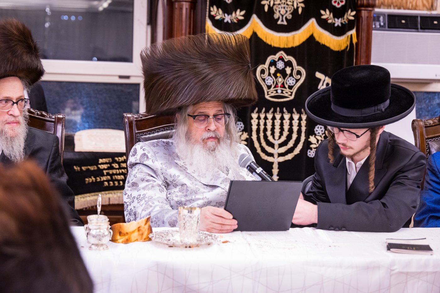 שמחת התנאים בחצרות סאטמר בערזאן