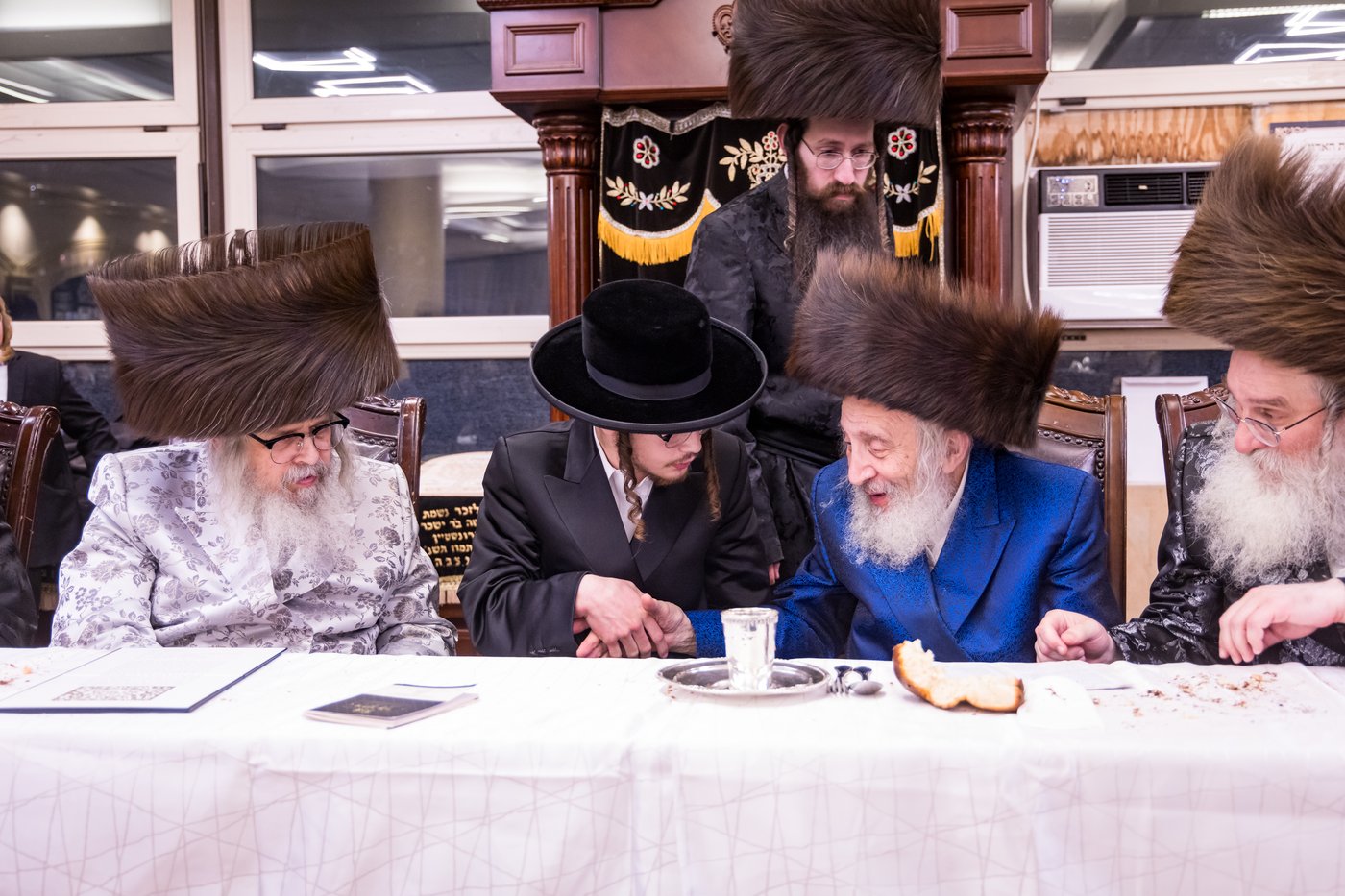 שמחת התנאים בחצרות סאטמר בערזאן