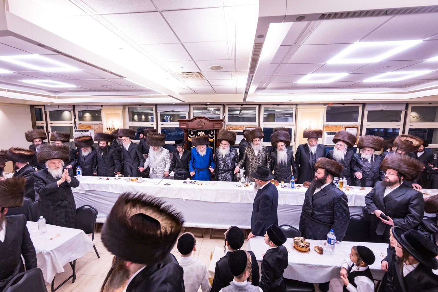 שמחת התנאים בחצרות סאטמר בערזאן