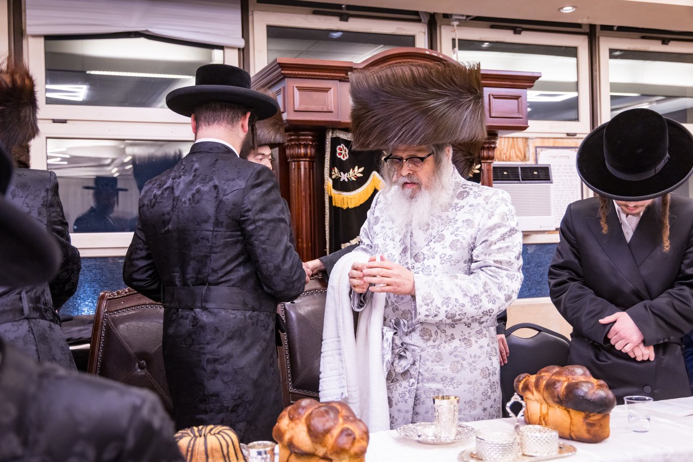 שמחת התנאים בחצרות סאטמר בערזאן