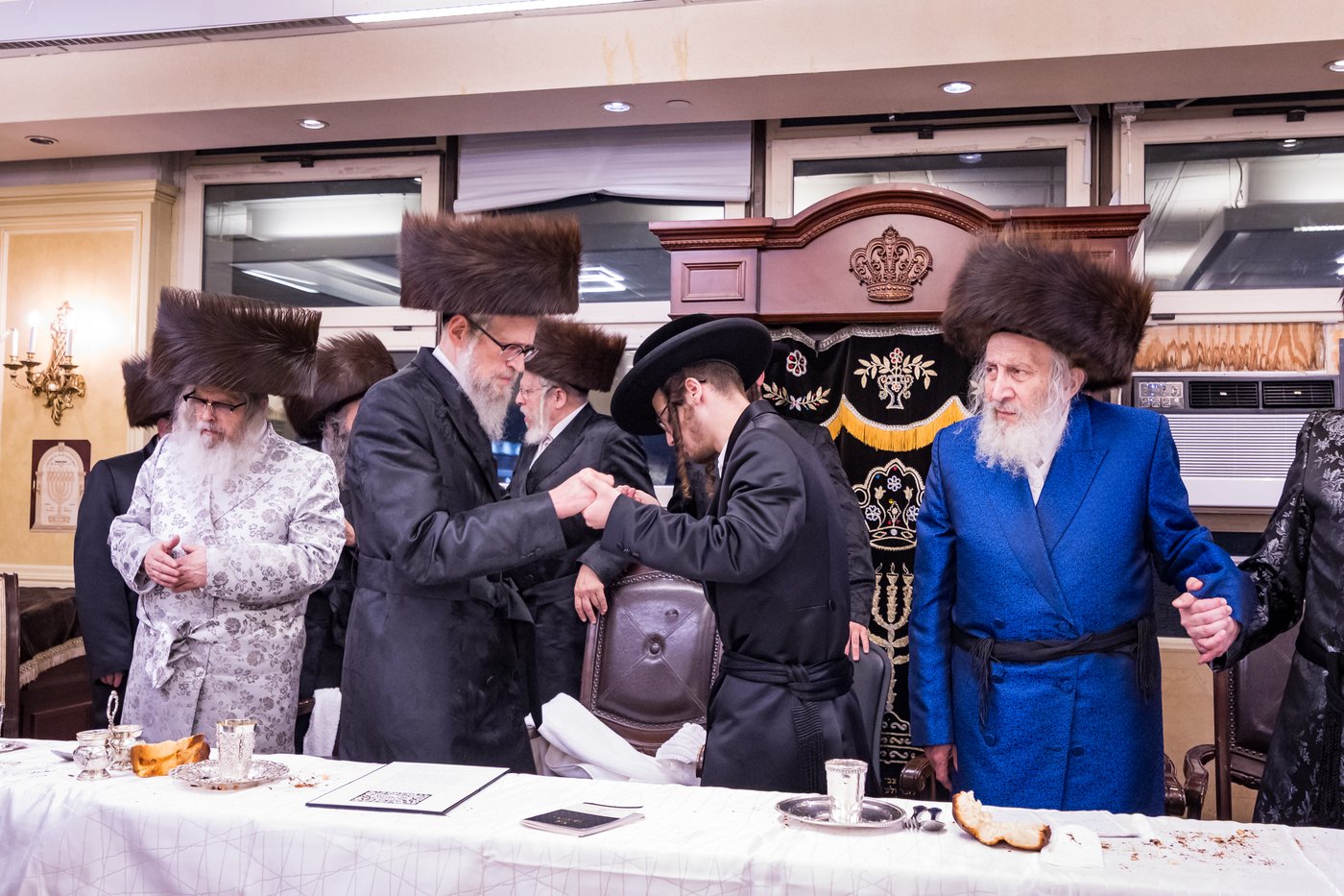 שמחת התנאים בחצרות סאטמר בערזאן