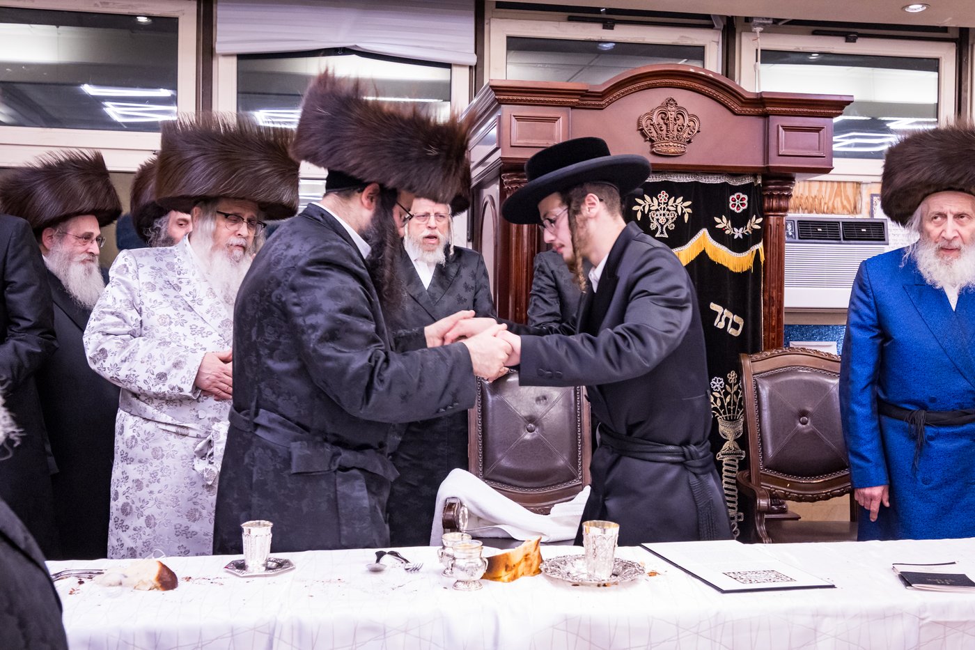 שמחת התנאים בחצרות סאטמר בערזאן