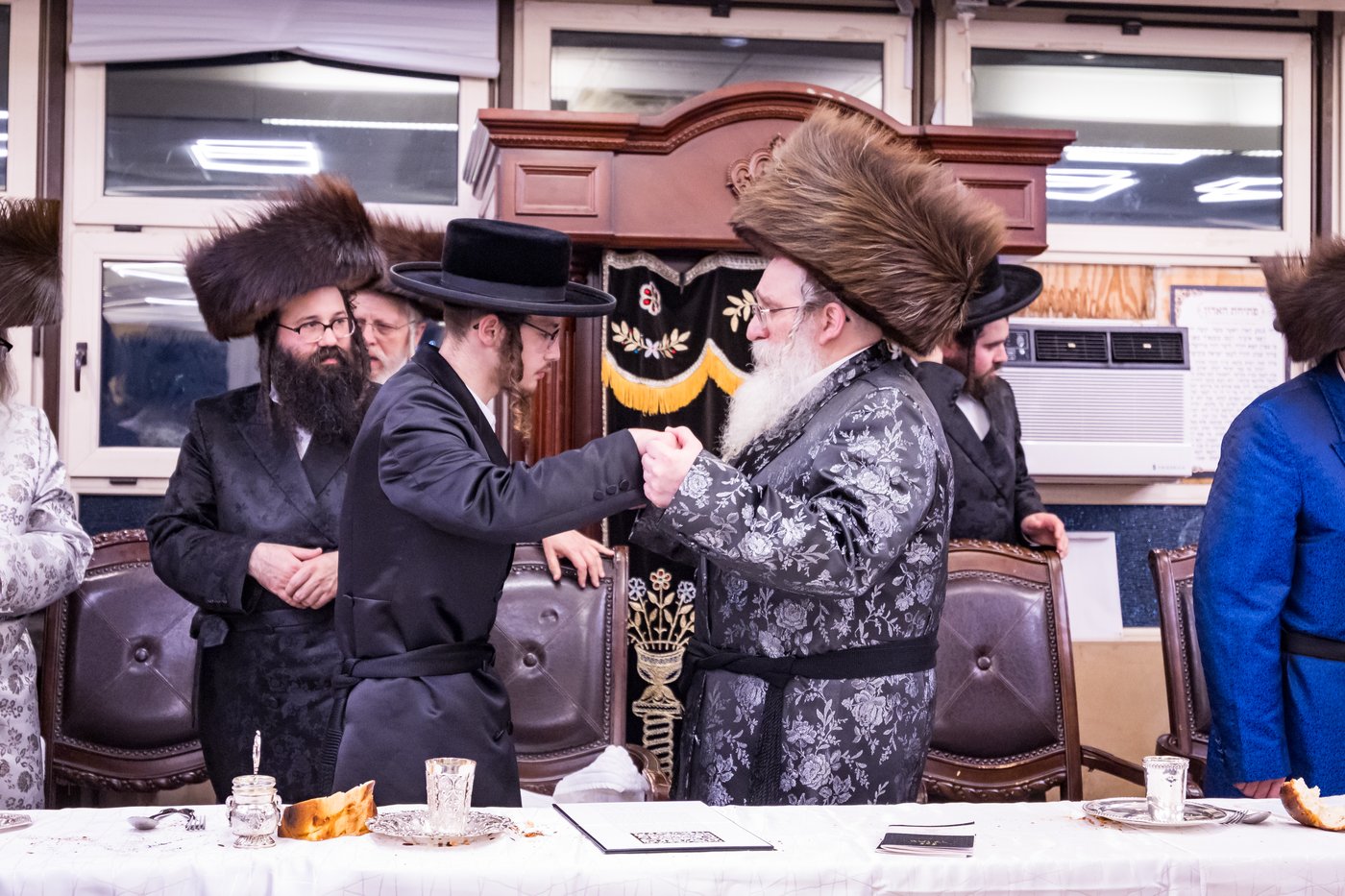 שמחת התנאים בחצרות סאטמר בערזאן