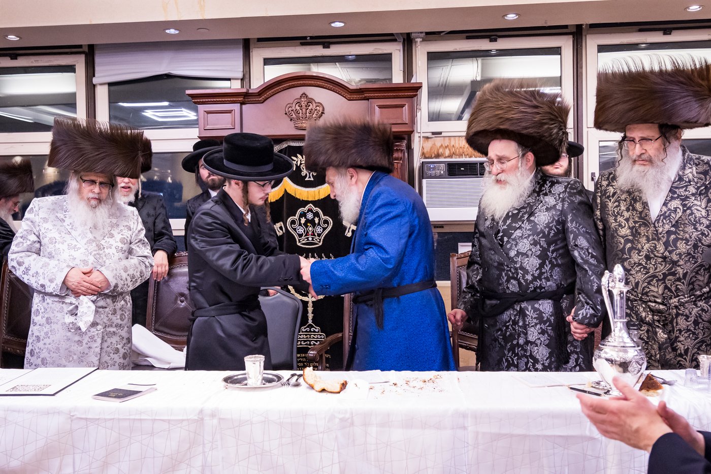 שמחת התנאים בחצרות סאטמר בערזאן