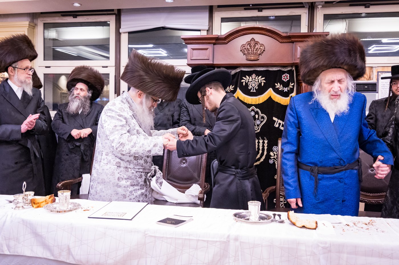 שמחת התנאים בחצרות סאטמר בערזאן