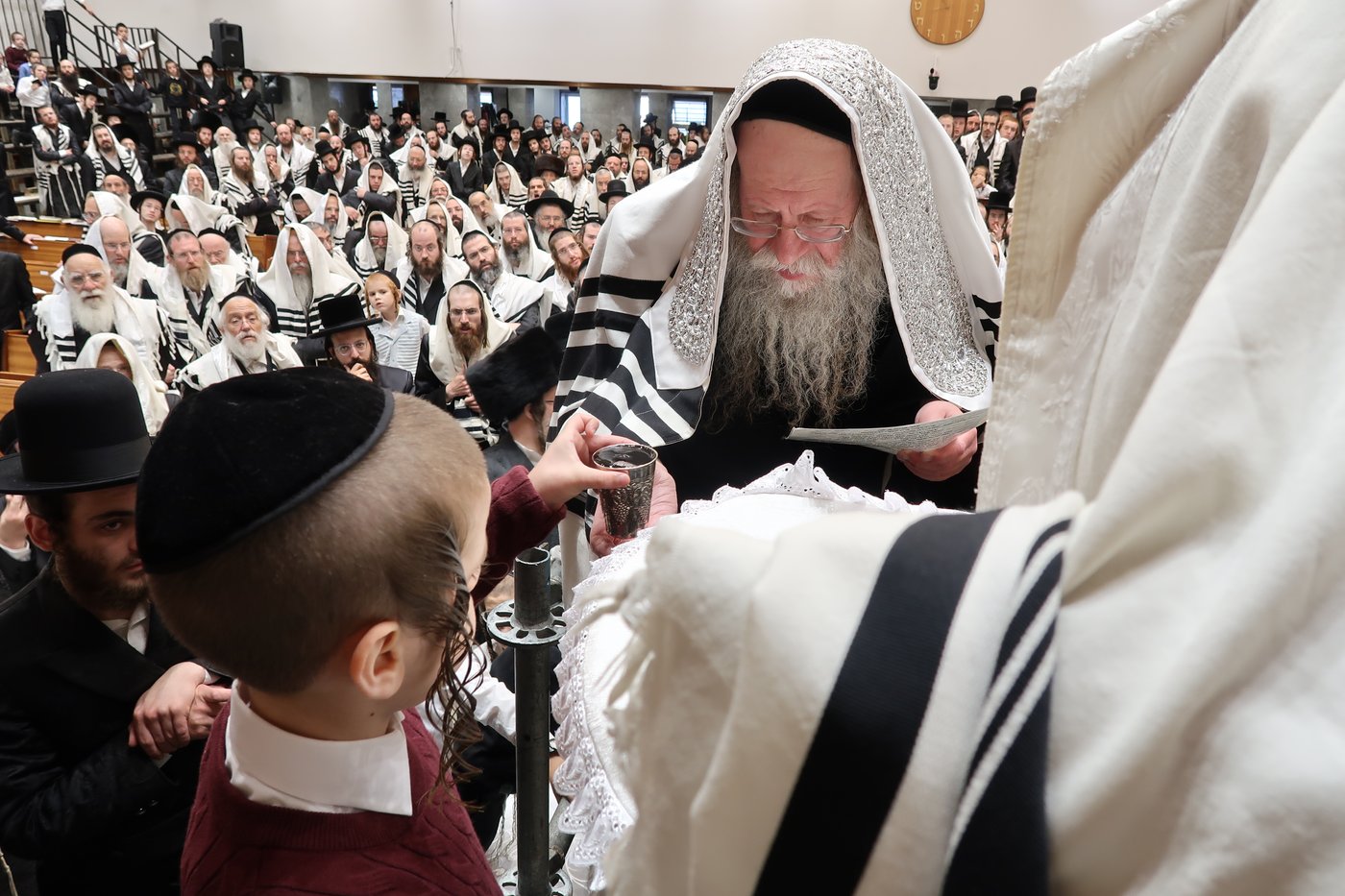 שמחת הברית לנין האדמו"ר מסלונים שליט"א
