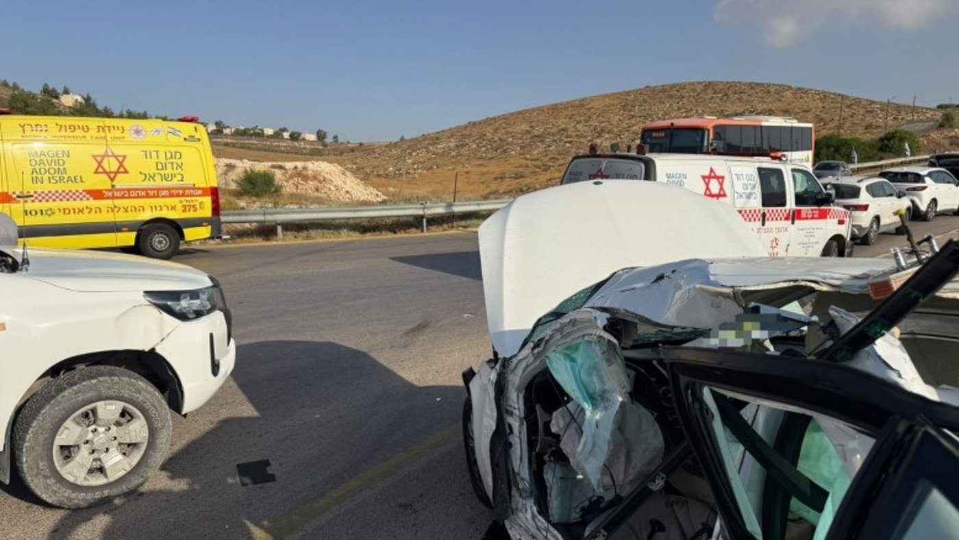 זירת התאונה הקשה