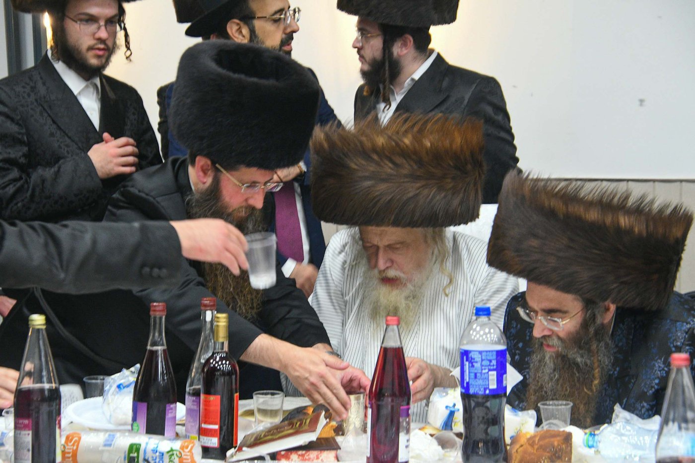 האדמו"ר ממבקשי אמונה שליט"א בעמנואל | צילום: ארי קופרשטוק