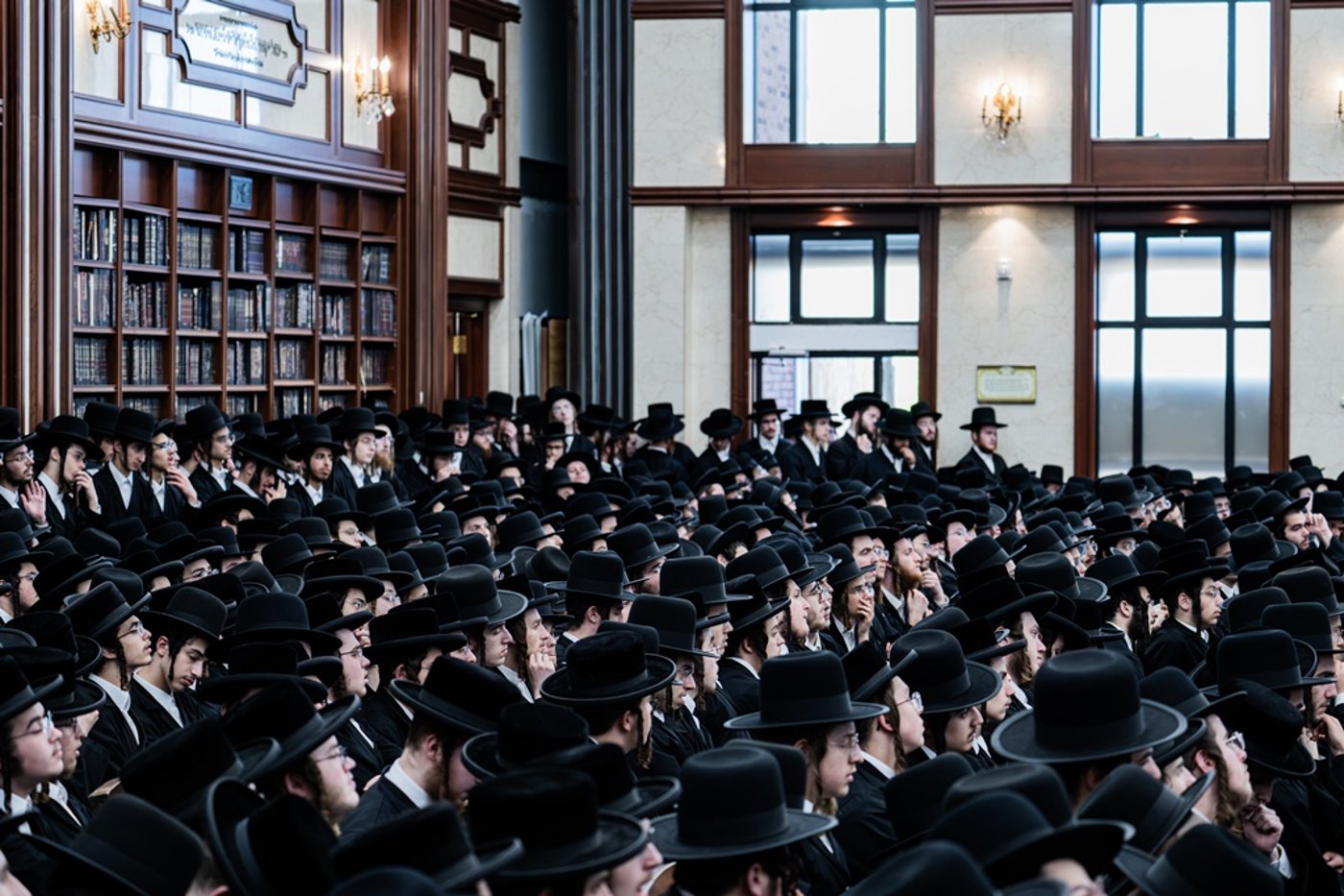 האדמו"ר מסאטמר שליט"א בשיחת פתיחת הזמן | צילום: י. שטיין