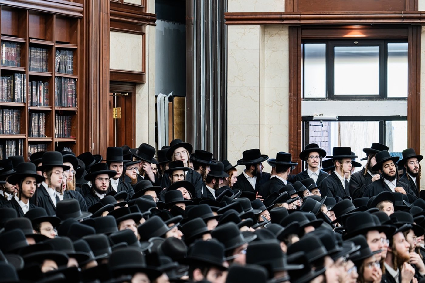 האדמו"ר מסאטמר שליט"א בשיחת פתיחת הזמן | צילום: י. שטיין