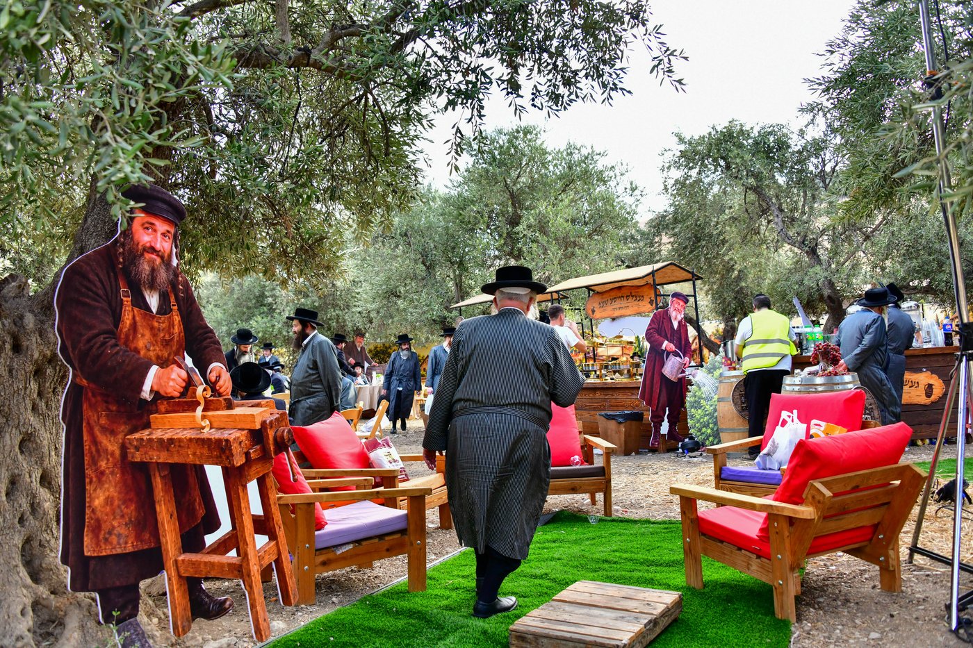 מעמד התורמים בחצור הגלילית | צילום: שוקי לרר