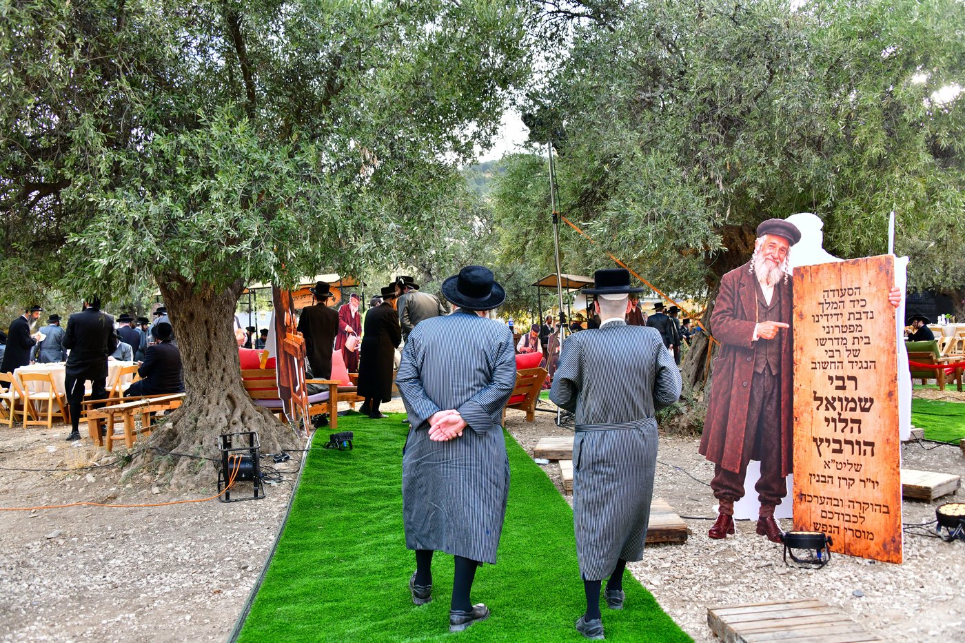 מעמד התורמים בחצור הגלילית | צילום: שוקי לרר