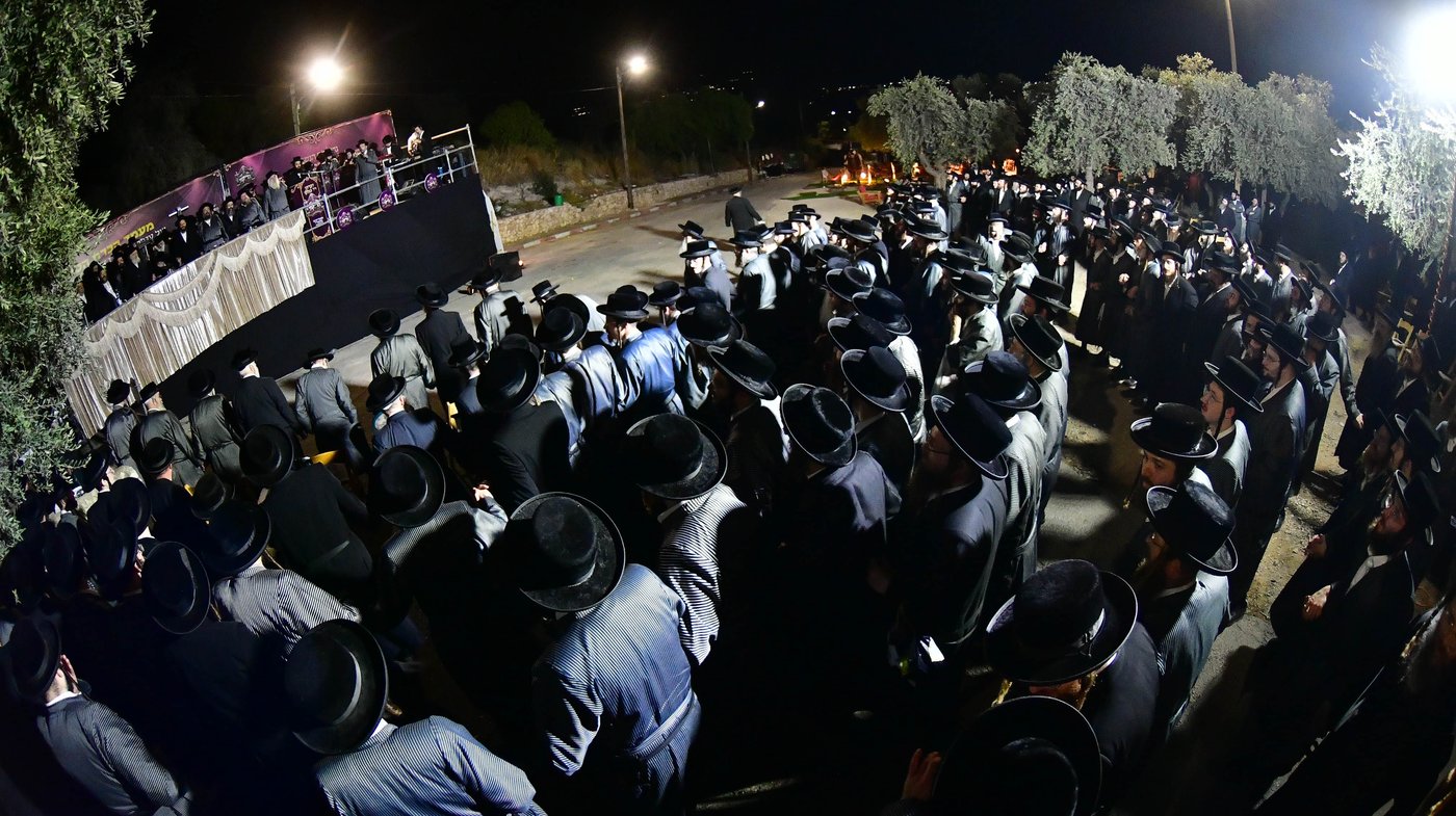 מעמד התורמים בחצור הגלילית | צילום: שוקי לרר