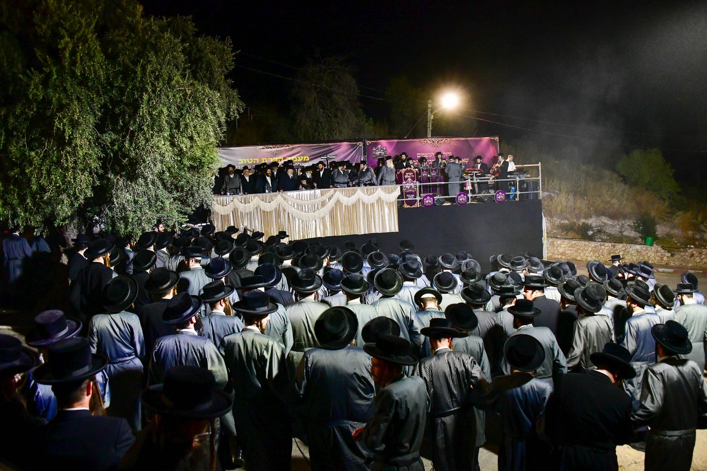 מעמד התורמים בחצור הגלילית | צילום: שוקי לרר