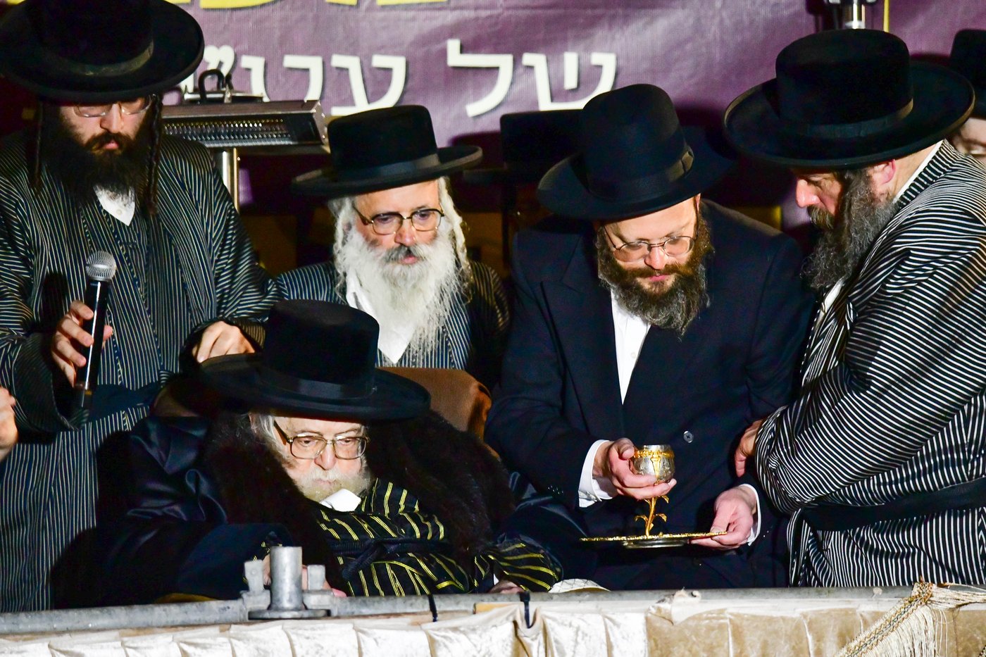 מעמד התורמים בחצור הגלילית | צילום: שוקי לרר