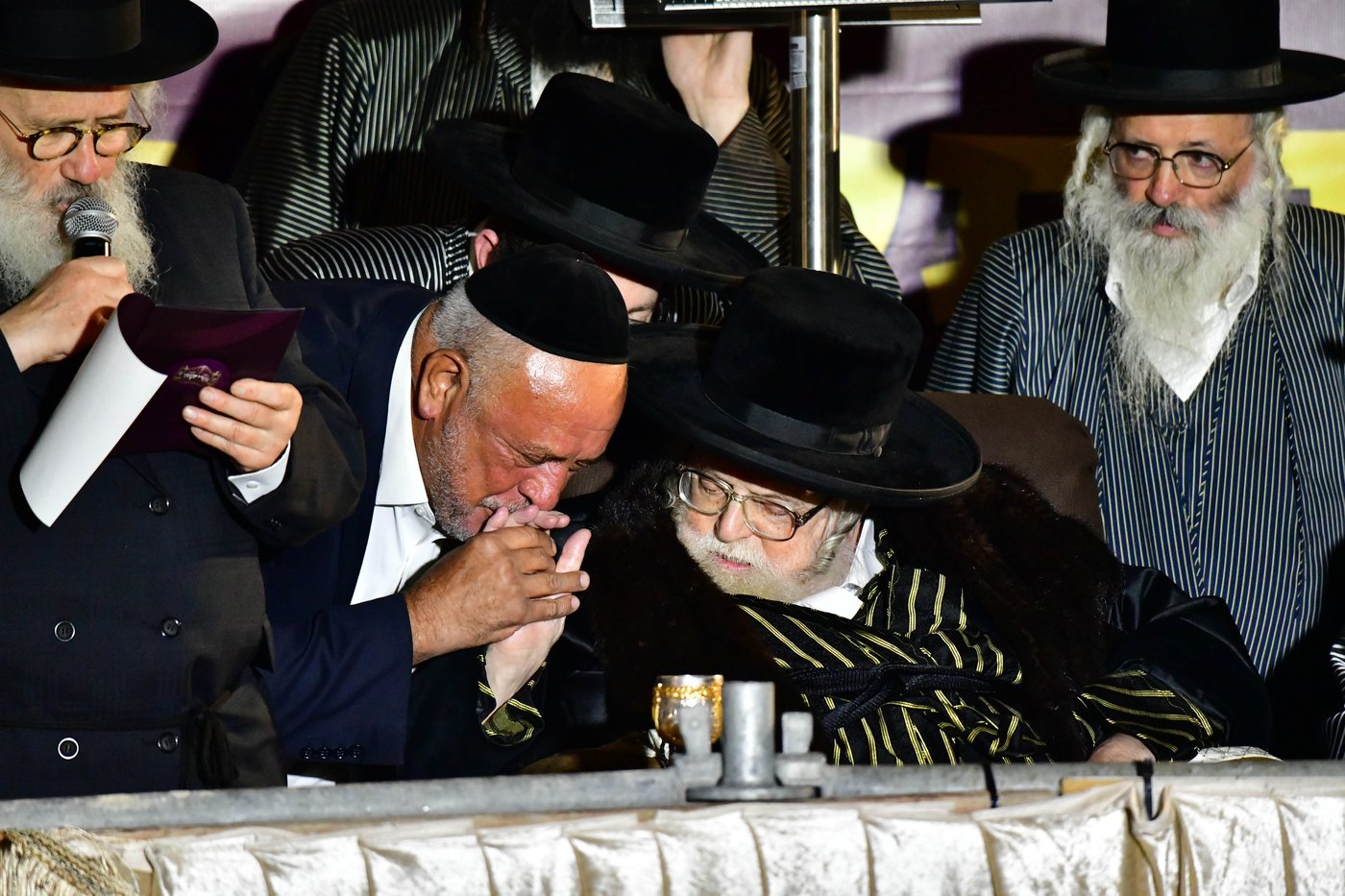 מעמד התורמים בחצור הגלילית | צילום: שוקי לרר