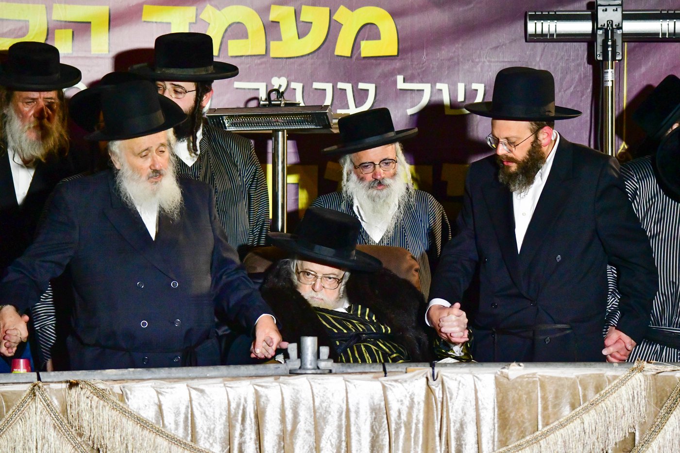 מעמד התורמים בחצור הגלילית | צילום: שוקי לרר