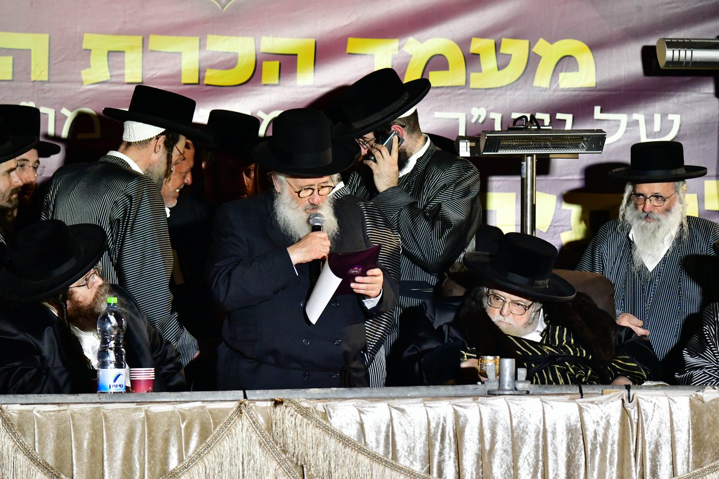 מעמד התורמים בחצור הגלילית | צילום: שוקי לרר