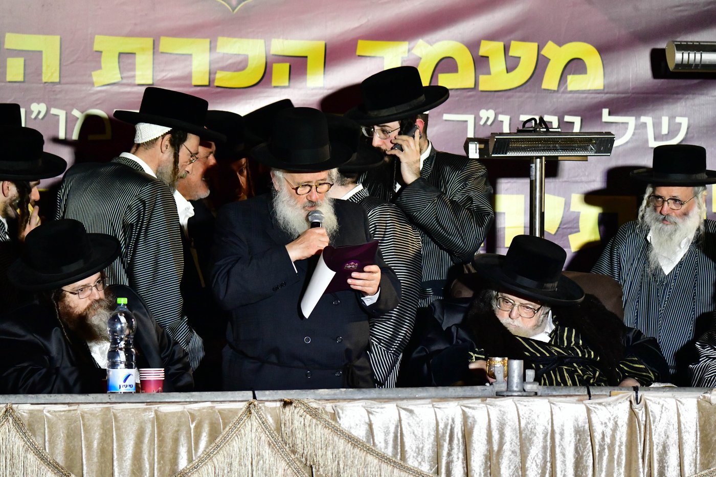 מעמד התורמים בחצור הגלילית | צילום: שוקי לרר