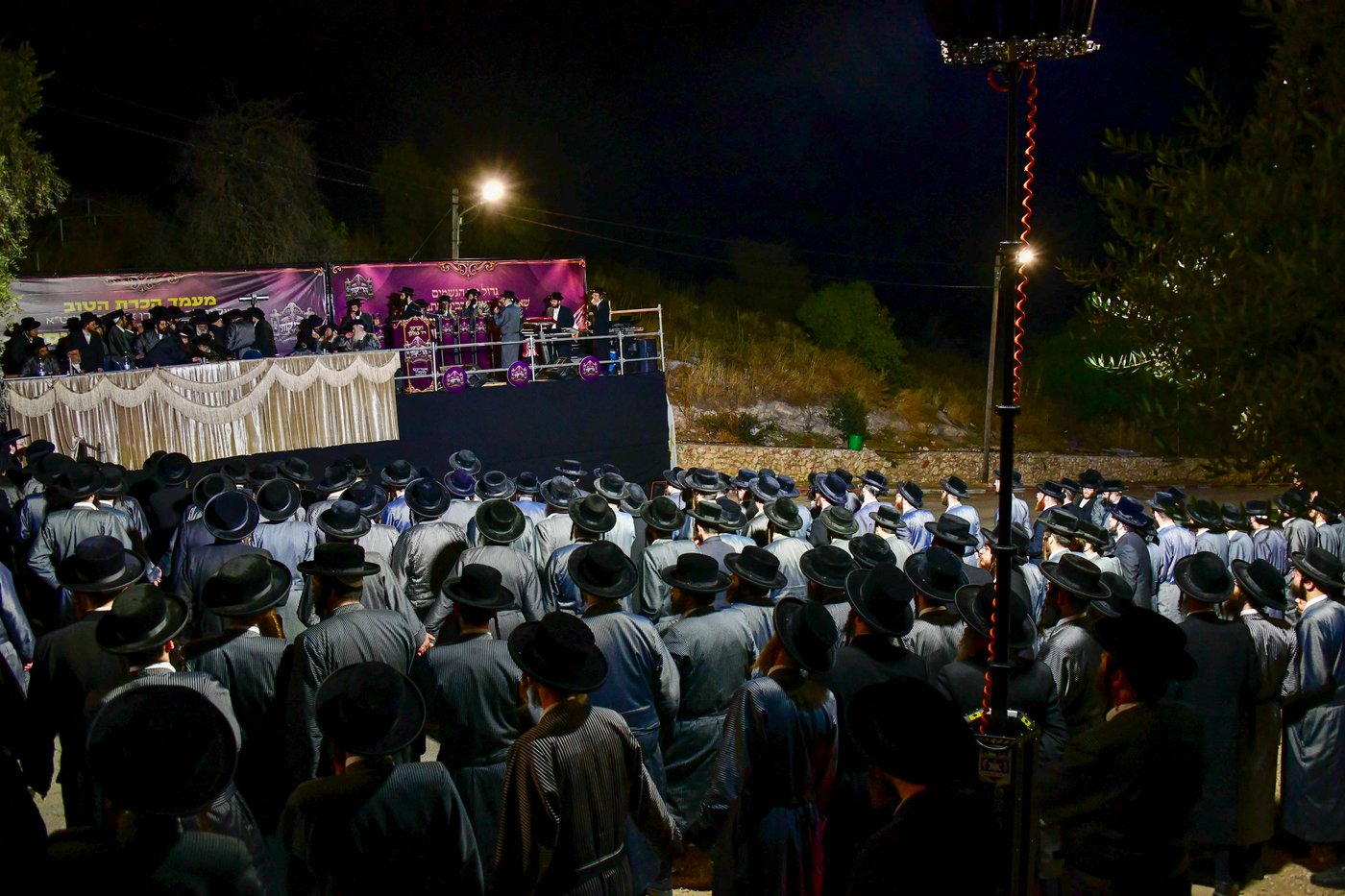 מעמד התורמים בחצור הגלילית | צילום: שוקי לרר