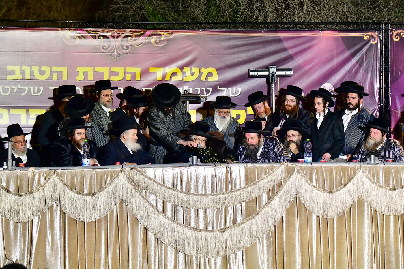 מעמד התורמים בחצור הגלילית | צילום: שוקי לרר