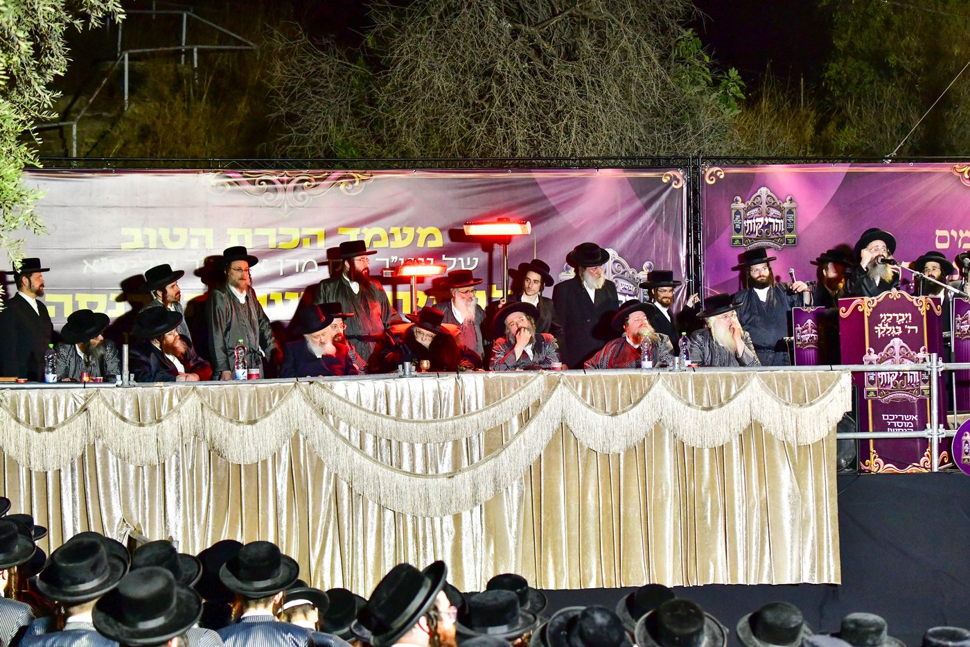 מעמד התורמים בחצור הגלילית | צילום: שוקי לרר