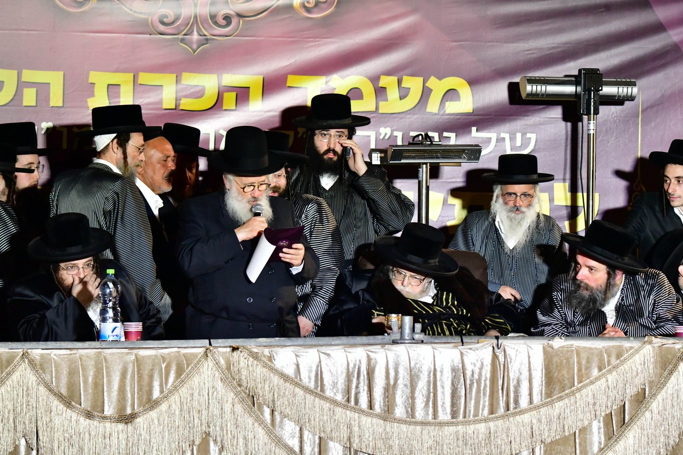 מעמד התורמים בחצור הגלילית | צילום: שוקי לרר