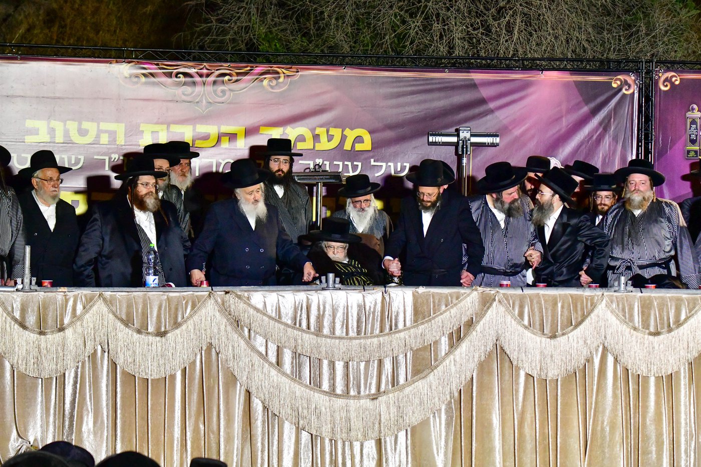 מעמד התורמים בחצור הגלילית | צילום: שוקי לרר