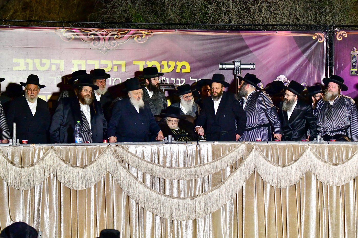 מעמד התורמים בחצור הגלילית | צילום: שוקי לרר