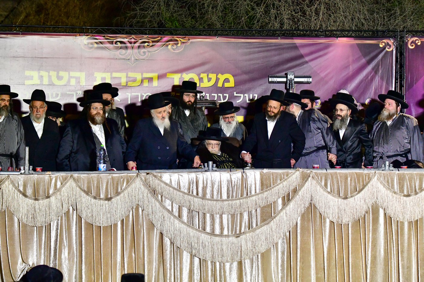 מעמד התורמים בחצור הגלילית | צילום: שוקי לרר