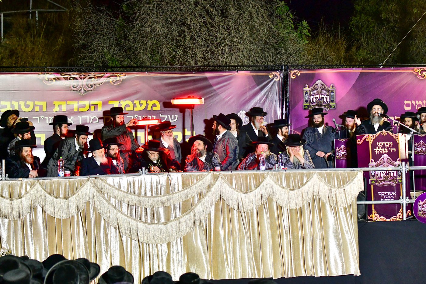 מעמד התורמים בחצור הגלילית | צילום: שוקי לרר