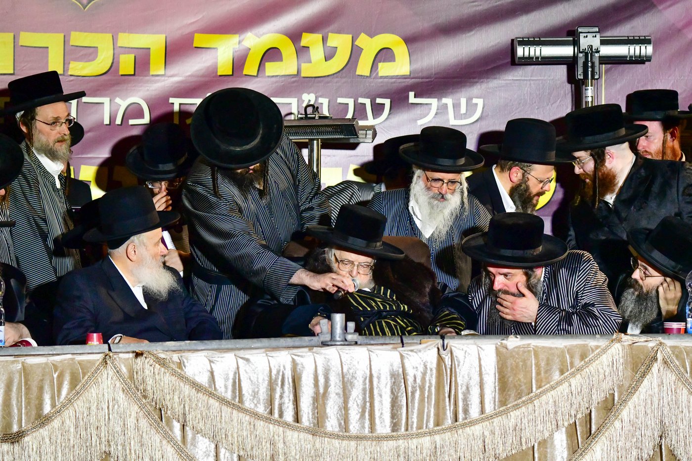מעמד התורמים בחצור הגלילית | צילום: שוקי לרר