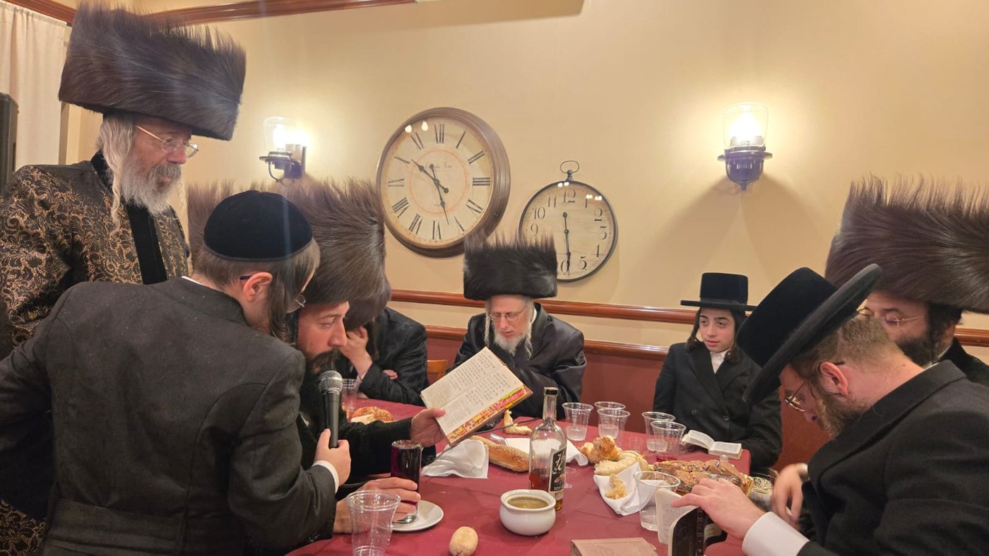 שמחת שבע ברכות לנכד האדמו"ר מניקלשבורג שליט"א | צילום: באדיבות המצלם