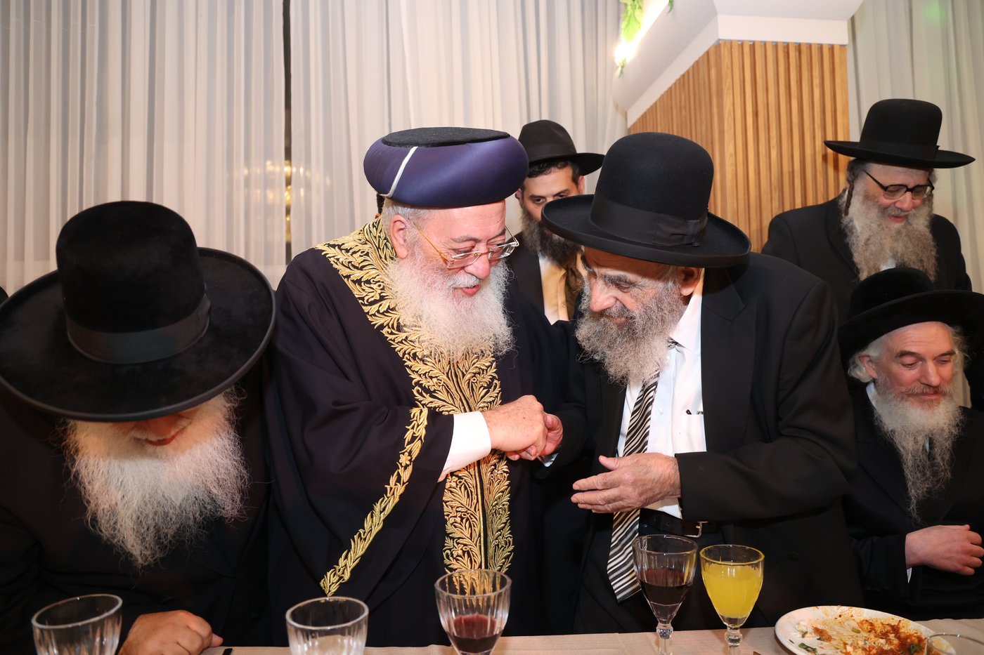 שמחת נישואי נכד הגאון רבי משה צדקה שליט"א | צילום: דוד ארזני