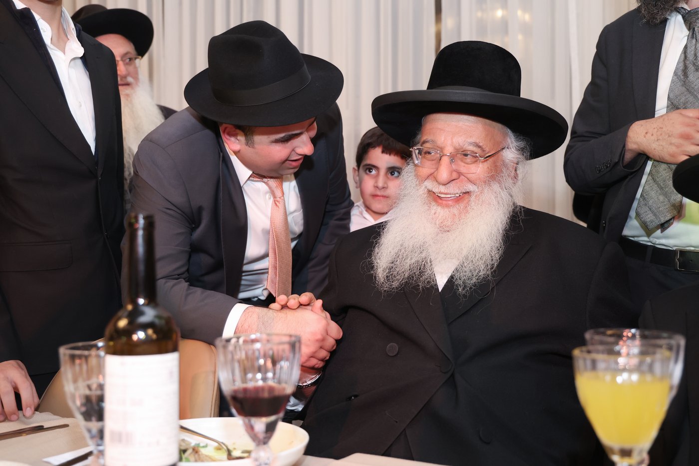 שמחת נישואי נכד הגאון רבי משה צדקה שליט"א | צילום: דוד ארזני