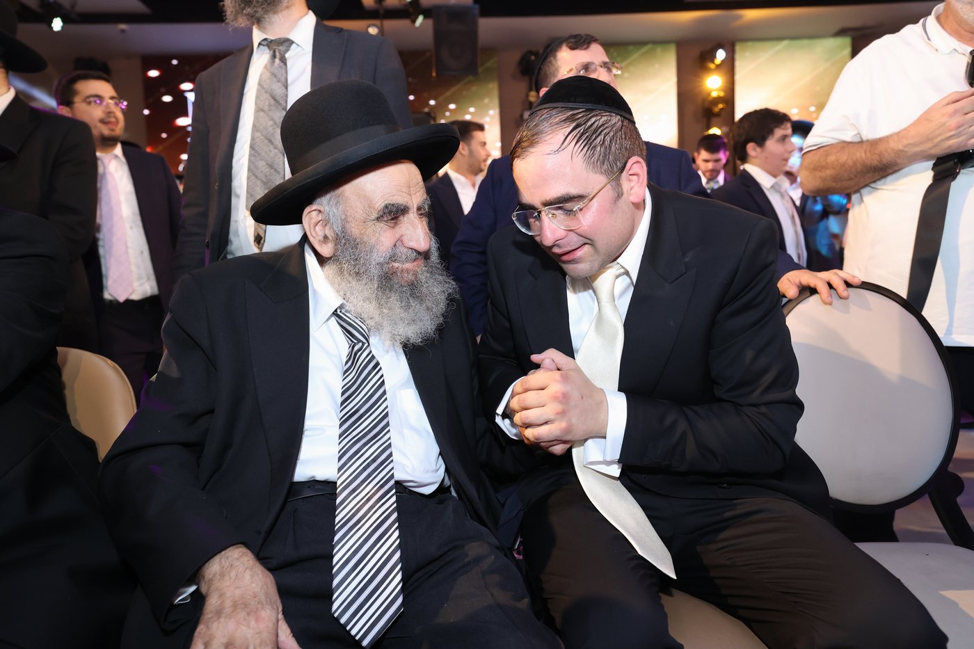 שמחת נישואי נכד הגאון רבי משה צדקה שליט"א | צילום: דוד ארזני