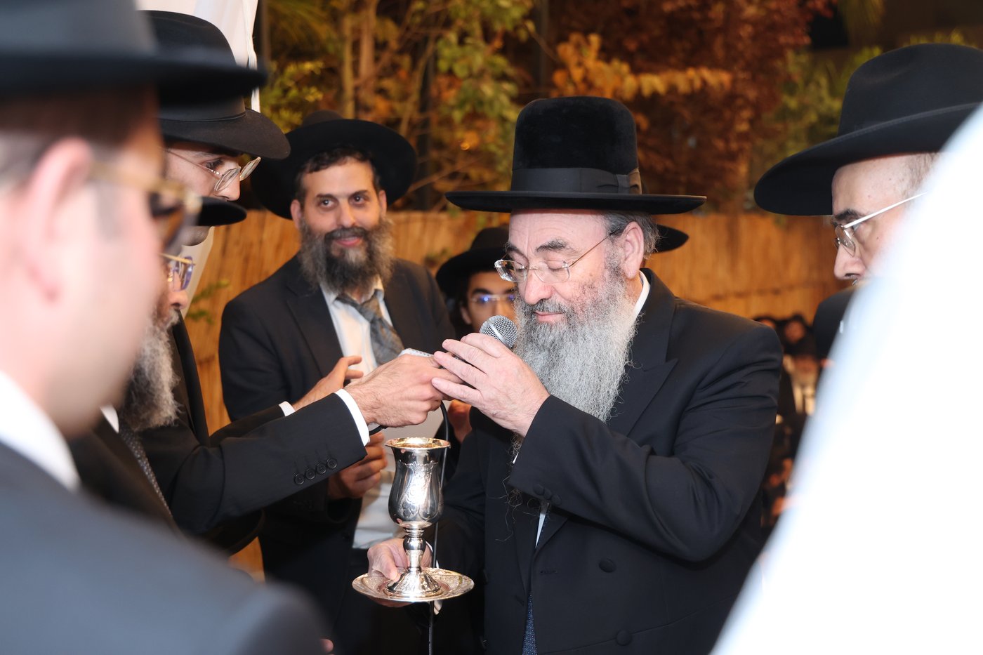 שמחת נישואי נכד הגאון רבי משה צדקה שליט"א | צילום: דוד ארזני